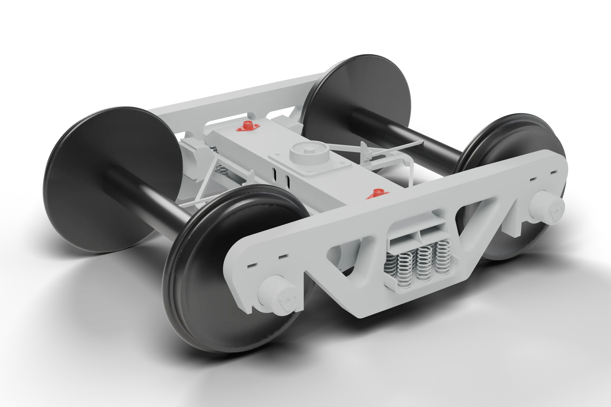 Studio render of the CASNUB bogie she modelled in CATIA V5